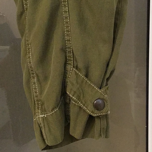 ANTHROPOLGIE army green utility pants, soft fabric, size 2.:) - Picture 6 of 6